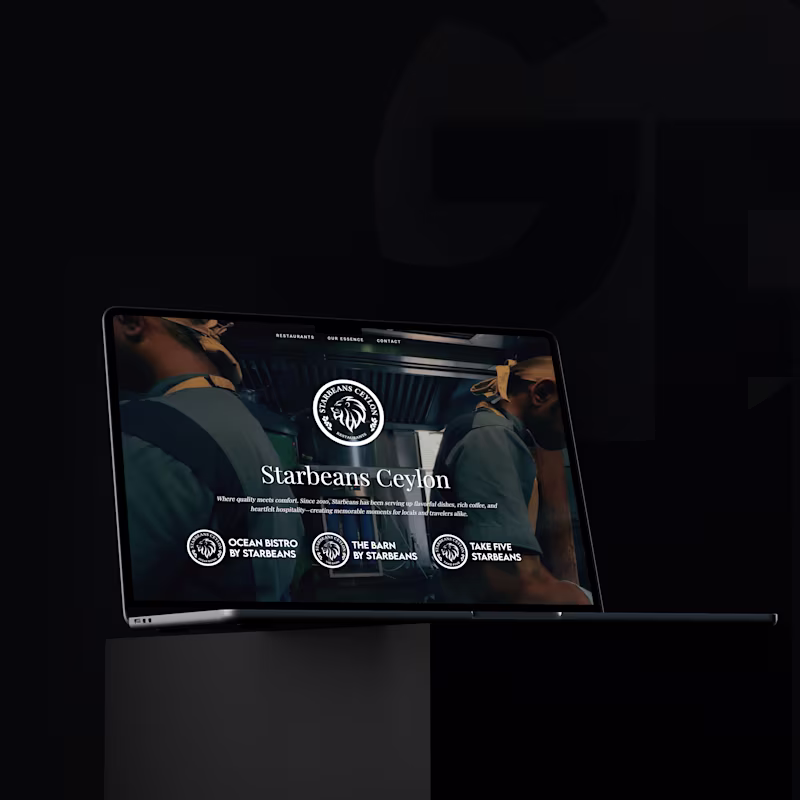 Cover image for Restaurant website featuring a seamless table booking system...