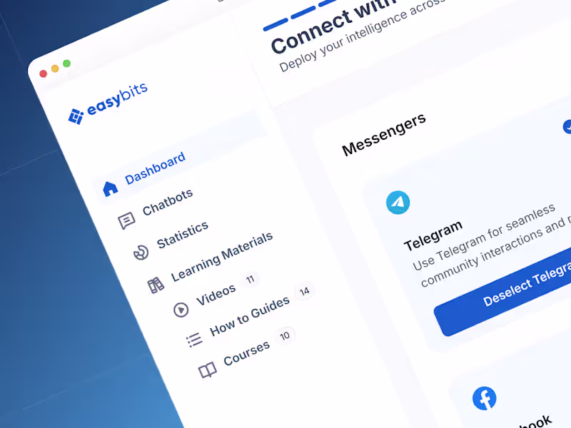 Cover image for Multi-Platform Chatbot Web App Development