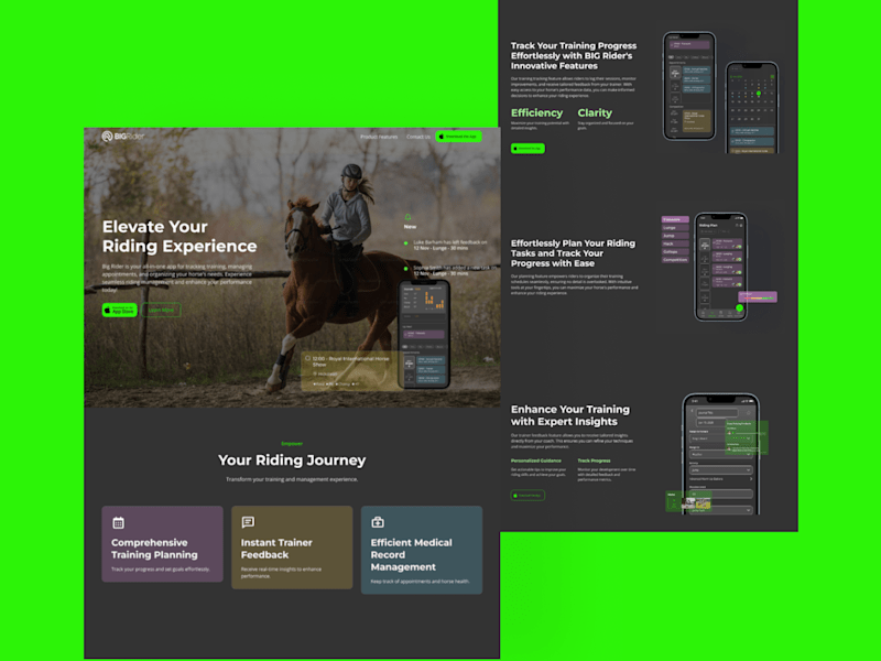 Cover image for BIG Rider – Marketing Website & Brand Experience
