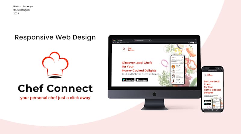 Cover image for Chef connect-Website concept design 