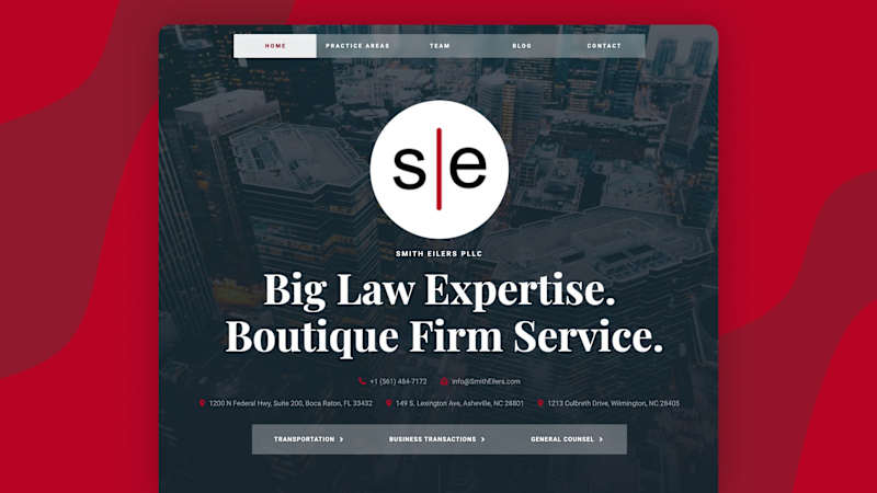 Cover image for Smith Eilers | Law Firm Website