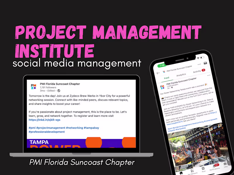 Cover image for Project Management Institute Social Media Management