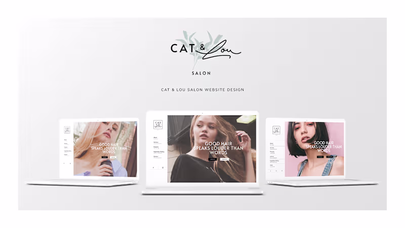 Cover image for Beauty Salon Website Design & Branding 
