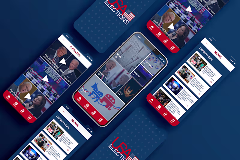 Cover image for USA Elections 2020 - Mobile app