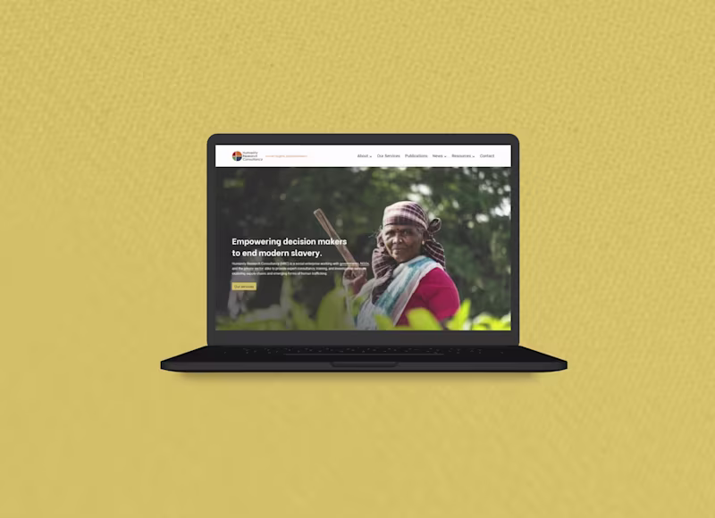 Cover image for Webflow development for a social enterprise with custom code