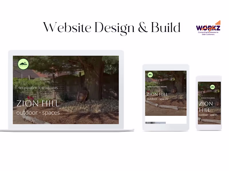 Cover image for Web Design & Build - Landscape Gardening