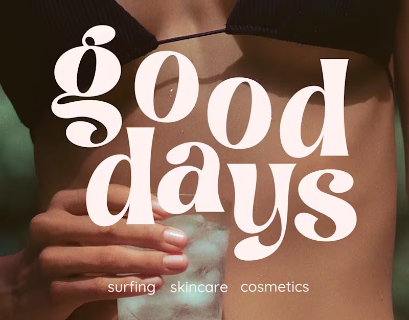 Cover image for GOODDAYS | Surfing Skincare Cosmetic | Brand Identity