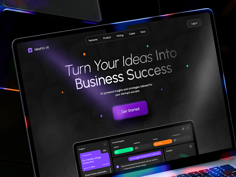 Cover image for IdeaPilot AI – Landing Page for Innovative Platform