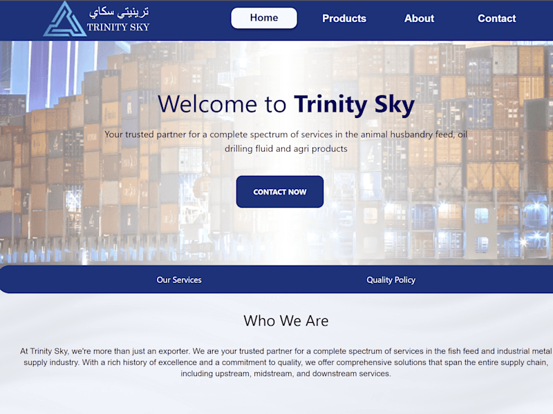 Cover image for Simple Site for Industrial Client using Tailwind CSS