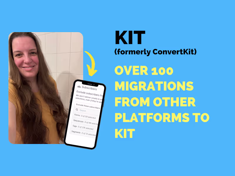 Cover image for Email Marketing Migrations to Kit