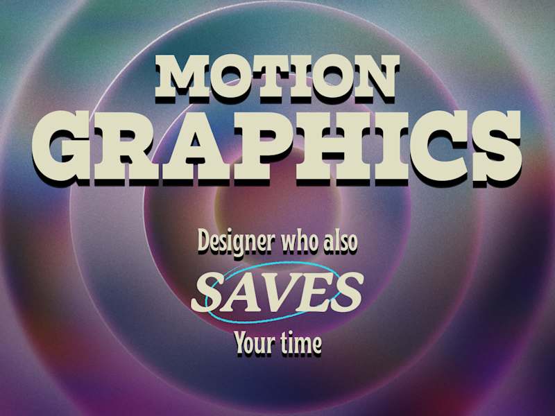 Cover image for Motion Graphics and Video Editing