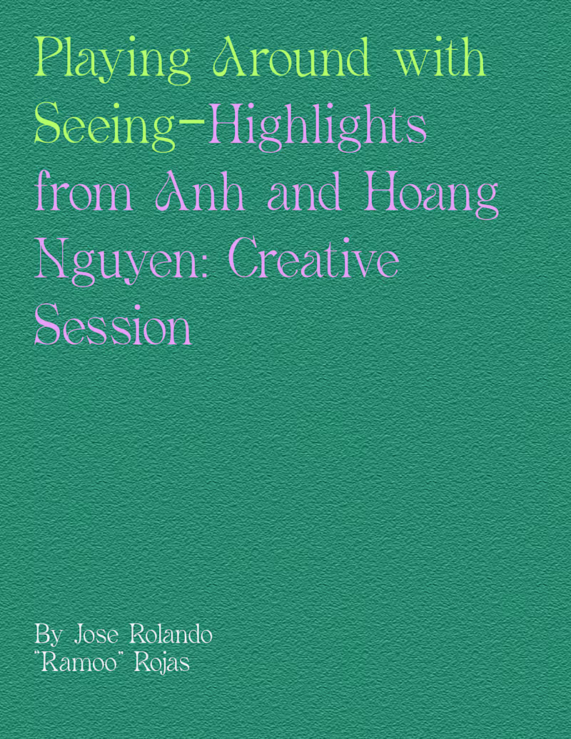 Cover image for May 2023, Playing Around with Seeing
