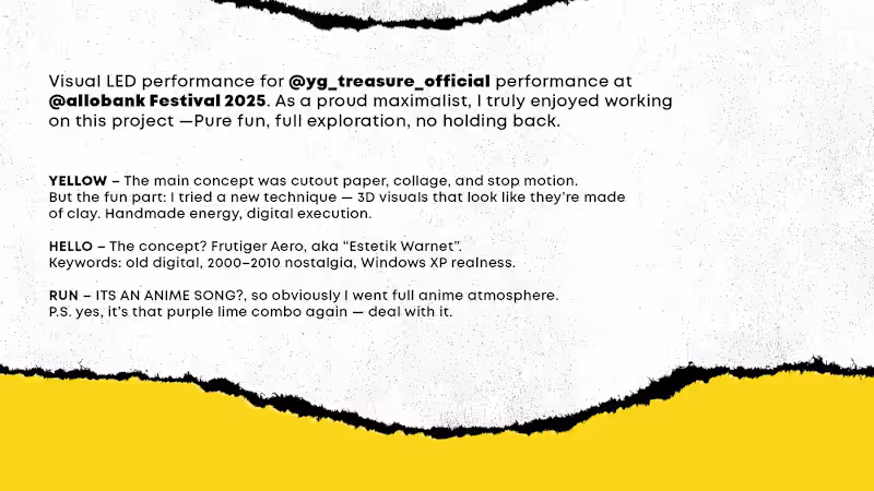 Cover image for TREASURE – K-Pop LED Motion Visuals