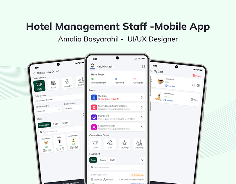 Cover image for Hotel Management Staff Mobile App 