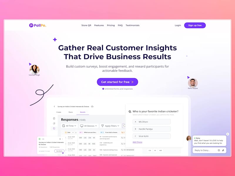 Cover image for PollPe Forms | Build forms for free