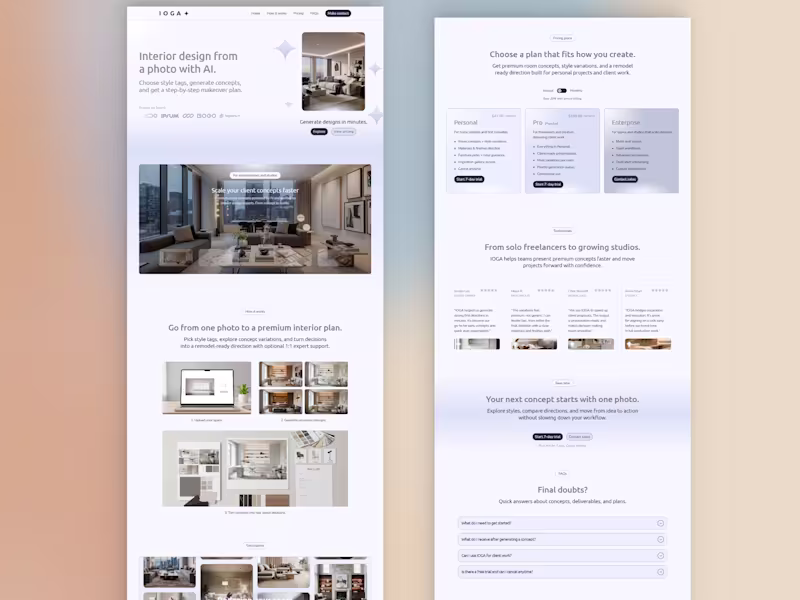 Cover image for Framer Landing page Design and Dev
