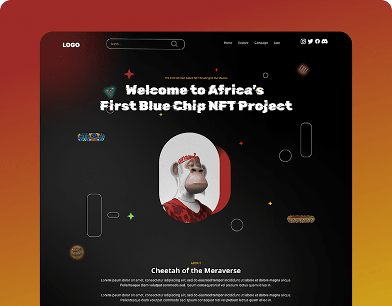 Cover image for Blue Chip:figma to webflow and wordpress :: Behance