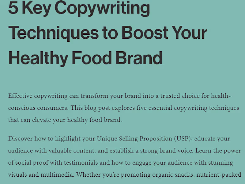 Cover image for Blog Posts about Copywriting Techniques