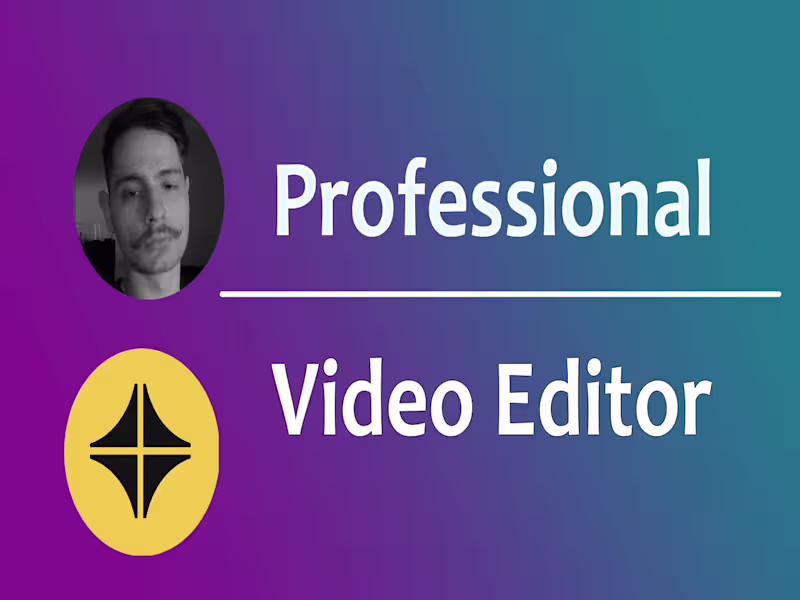 Cover image for I will be your video editor