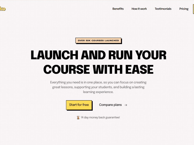 Cover image for Didasko - Neobrutalist & SaaS Landing Page