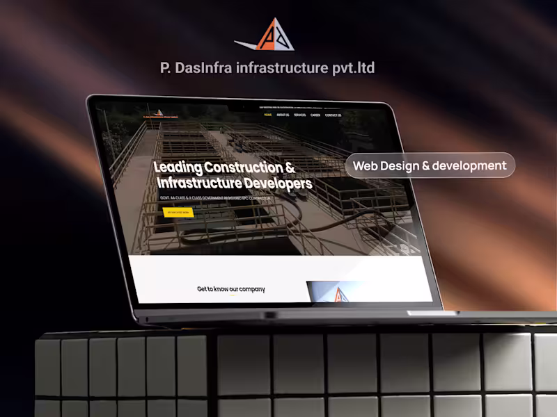 Cover image for PDASInfra : Website Design & Development