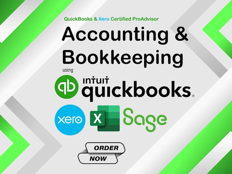 Cover image for accounting and bookkeeping using quickbooks online