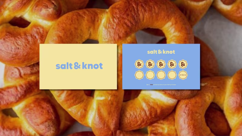 Cover image for Salt & Knot: Brand Identity and Packaging Design—Pretzel Shop 