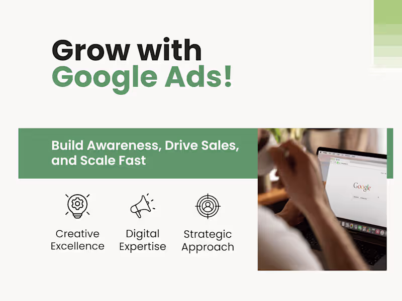 Cover image for Own the Search: Growth-Focused Google Ads