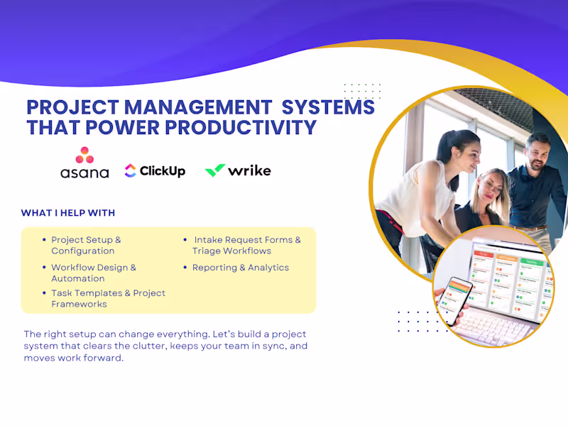 Cover image for Project Management Platform Setup & Optimization