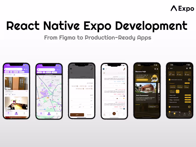 Cover image for Mobile App Development | Expo React Native 