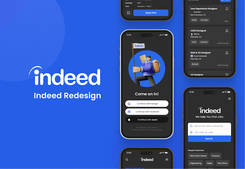 Cover image for Job Search Platform UX/UI Redesign Proposal