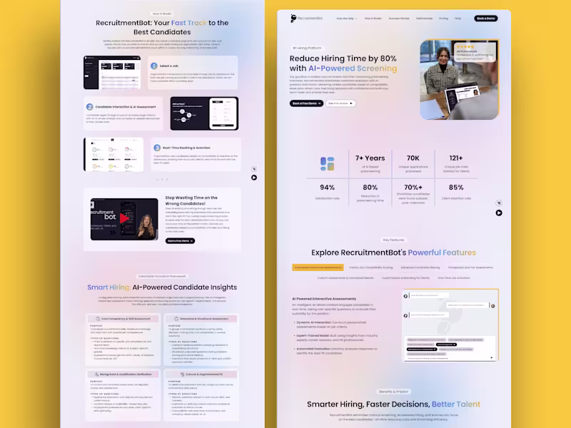 Cover image for B2B SaaS Product Landing Page Design