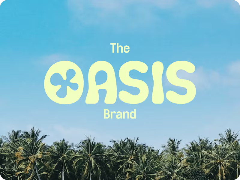 Cover image for  The Oasis Brand Identity