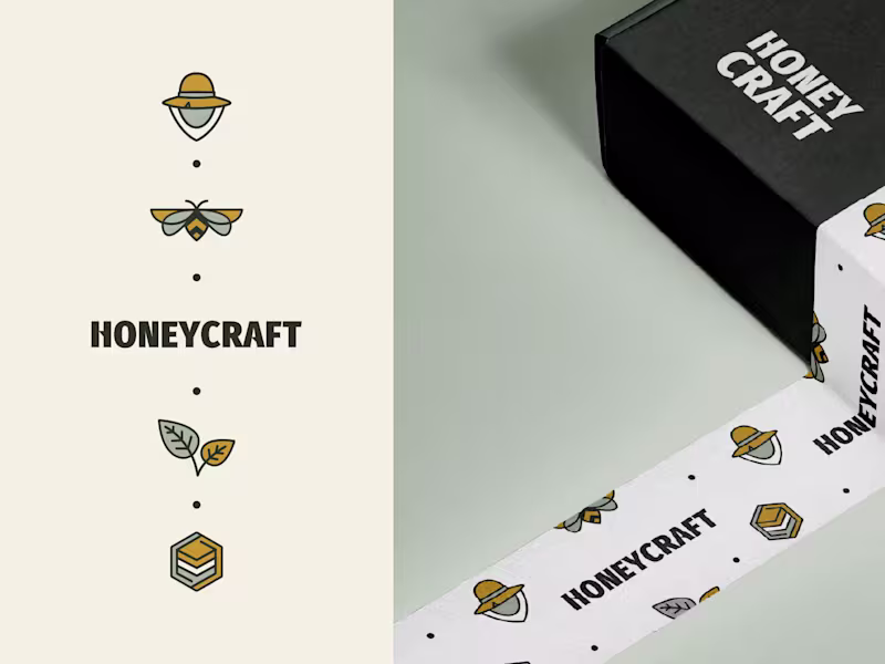 Cover image for HoneyCraft 🐝 Building a modern brand for sustainable beekeeping