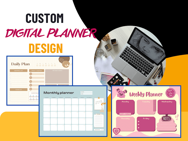 Cover image for I will design premium quality digital planner for your business 