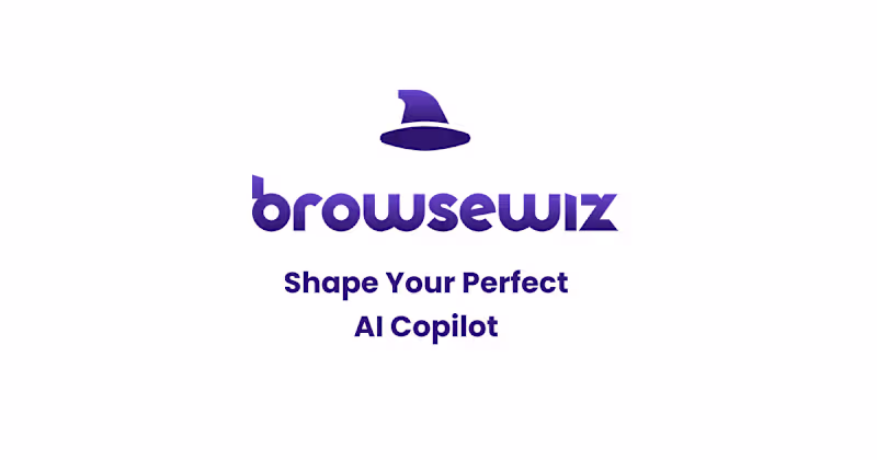 Cover image for Visual Identity and UX Design for Browsewiz Chrome Extension