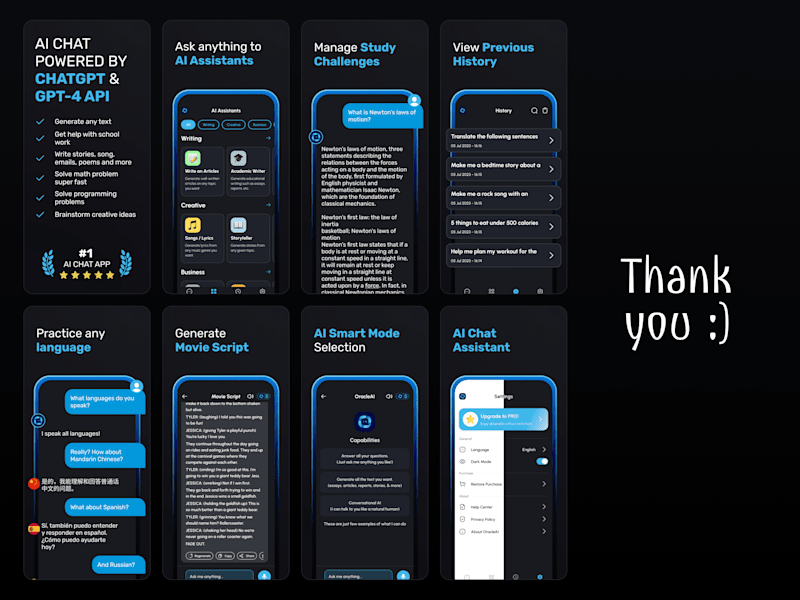Cover image for AI Chat App Store Screenshots