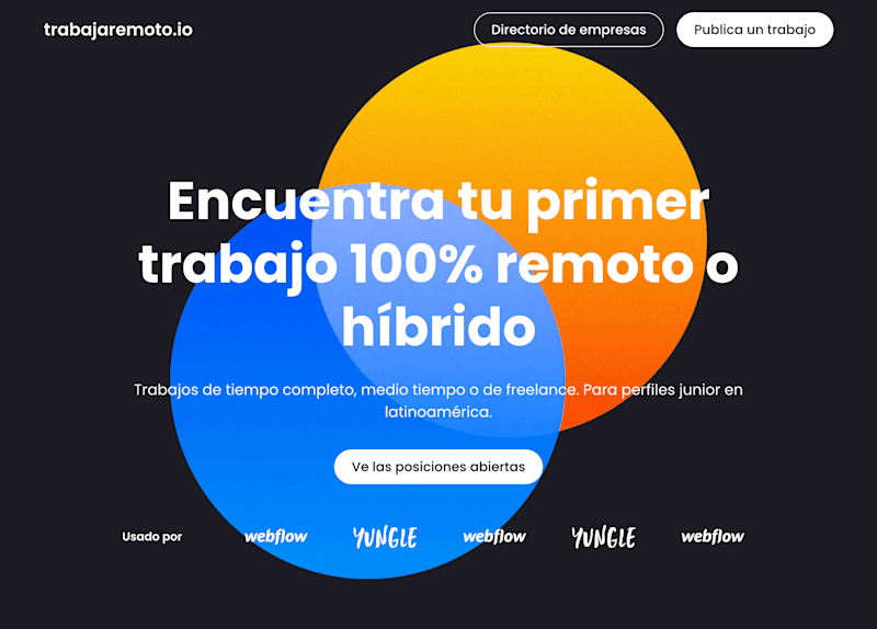 Cover image for Trabaja Remoto | Website & CMS