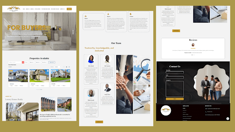 Cover image for Real Estate Property web design | WordPress Web Design
