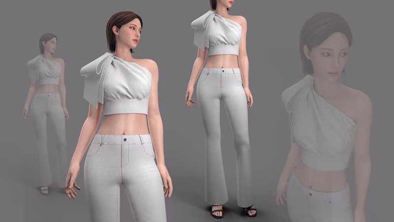 Cover image for Digital Denim: 3 Colorway Exploration in CLO3D (1) | Images