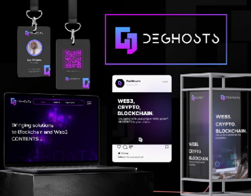 Cover image for DeGhosts Logo & Branding | Blockchain | Crypto
