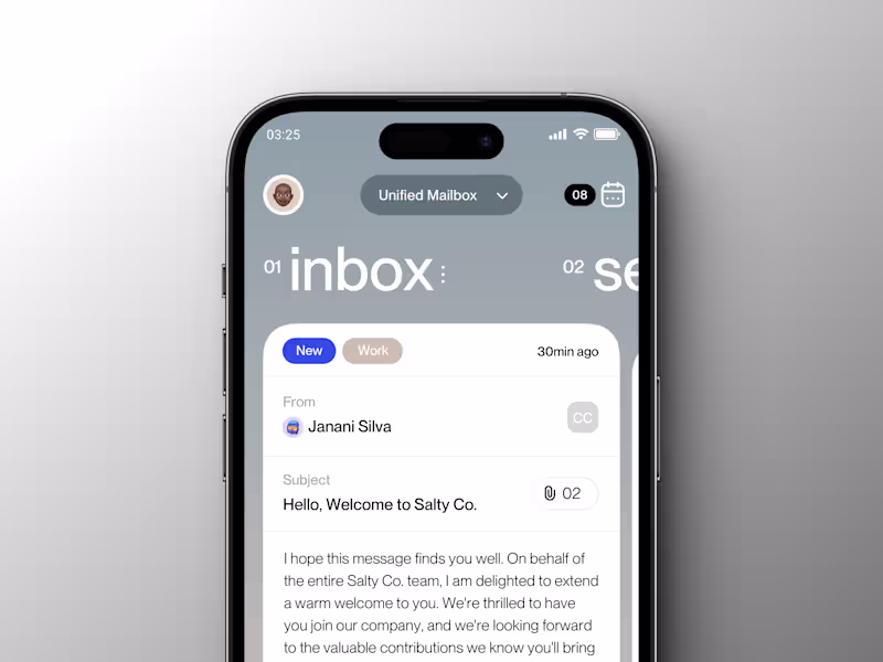 Cover image for Interaction Based Email App