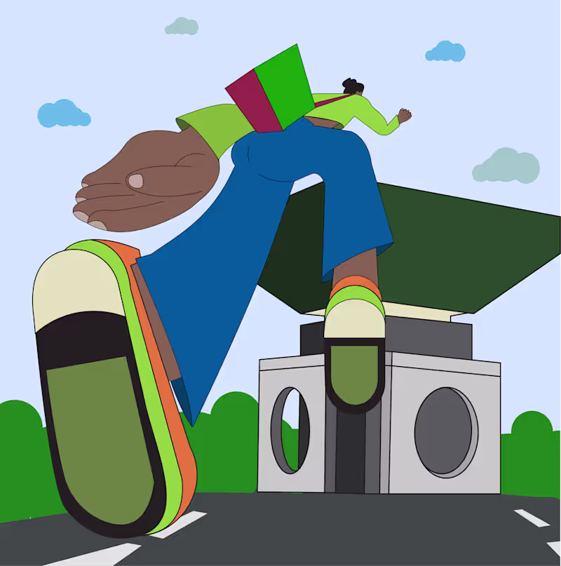 Cover image for Campus Rush Illustration - Life of a Lion (UNN Scholar)