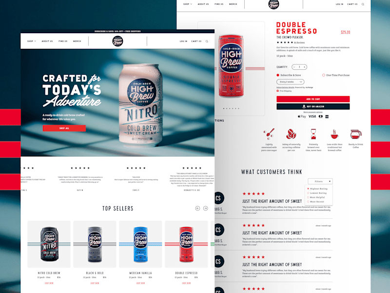 Cover image for HighBrewCoffee—Developed in Shopify Liquid