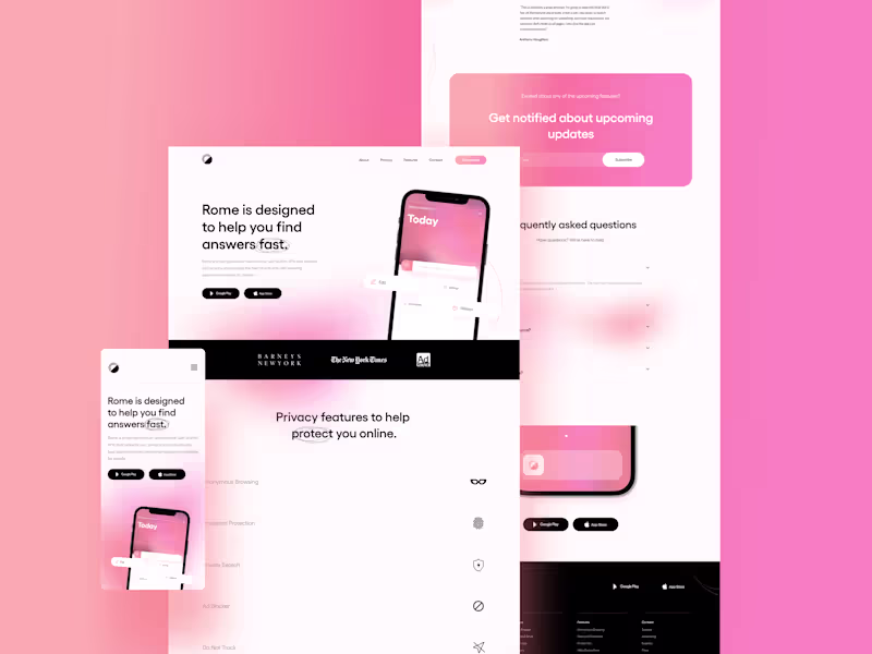Cover image for UI/UX Design for Website or Landing page in Figma