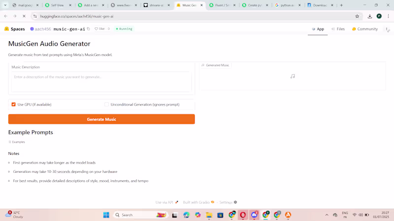 Cover image for AI Image generator