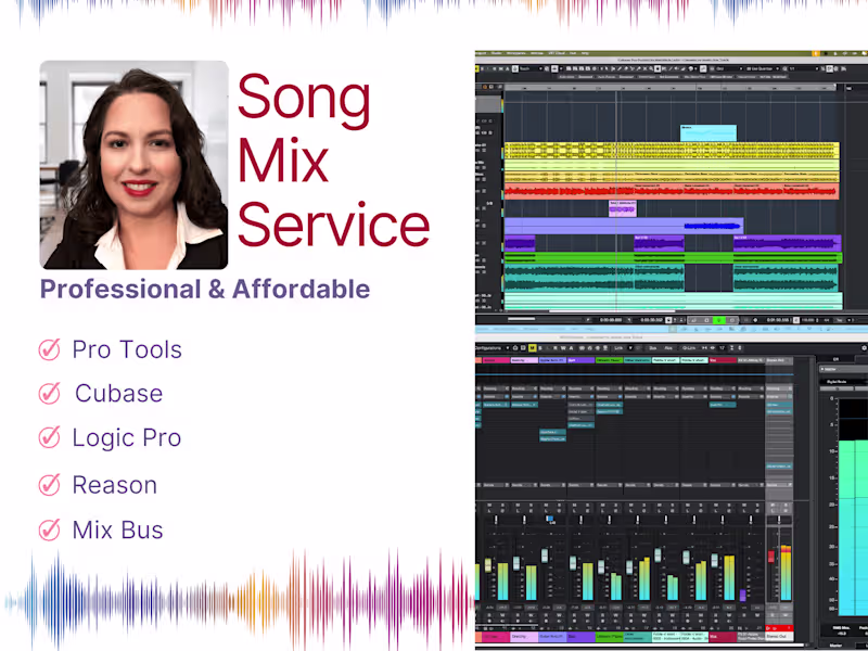 Cover image for The mix for you song, professional and affordable - Song Mix