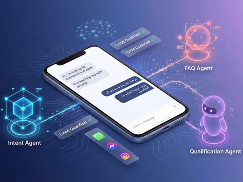 Cover image for Multilingual AI Sales Agent - Lead Management & CRM Automation
