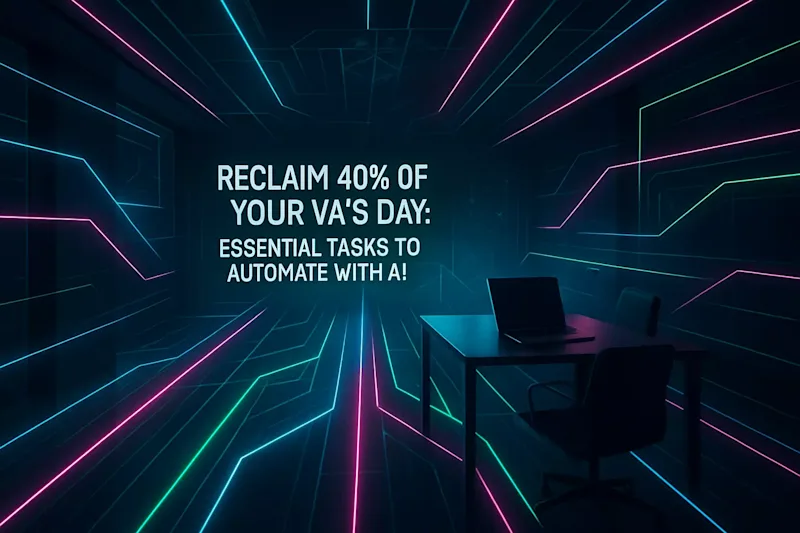 Cover image for Reclaim 40% of Your VA’s Day: Essential Tasks to Automate with AI