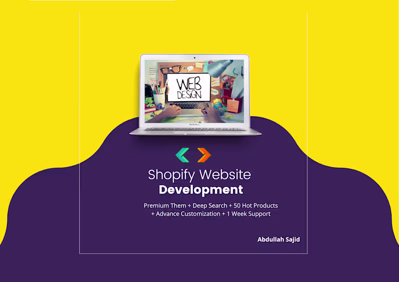 Cover image for I will build a Shopify dropshipping store or shopify website 